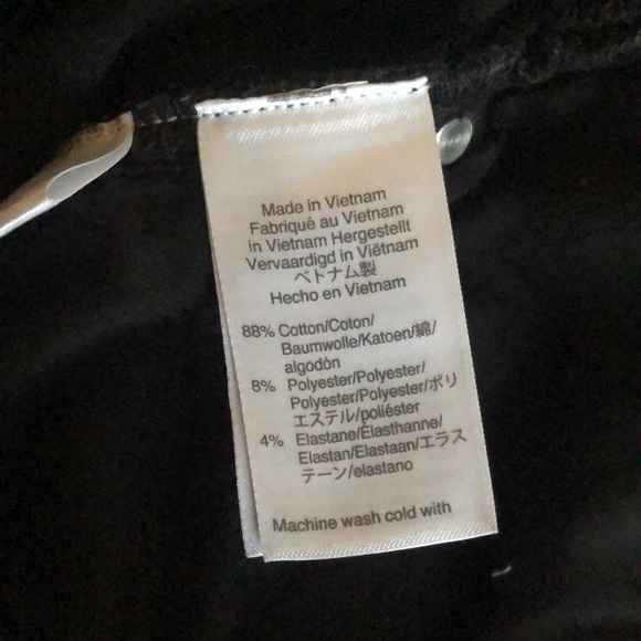 J.Crew 8" Toothpick Jeans In True Black - Picture 7 of 7